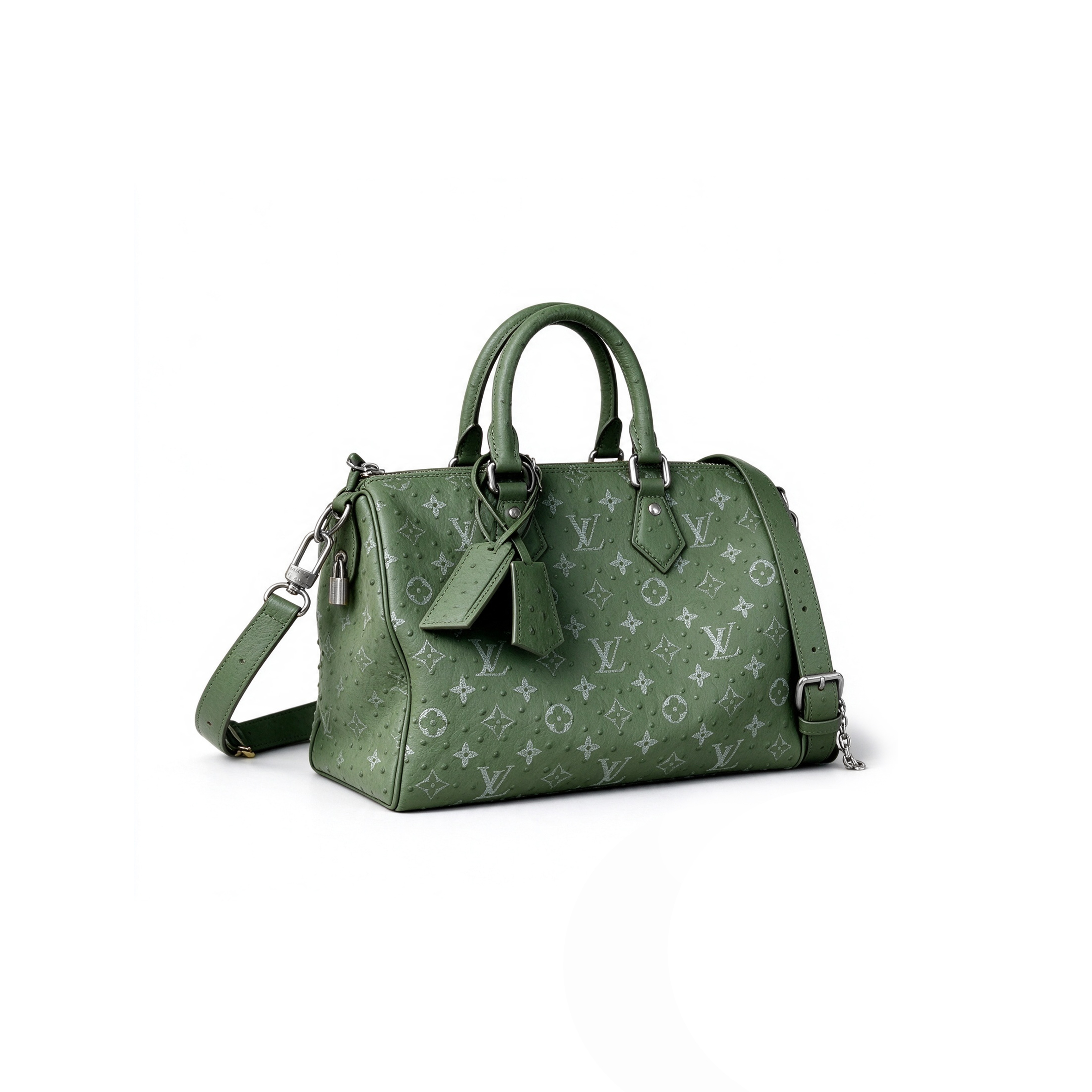 l0vis Vvtt0n master speedy p9 bandouliÈre 30 ostrich embossed m24426 (30*21*17cm)
